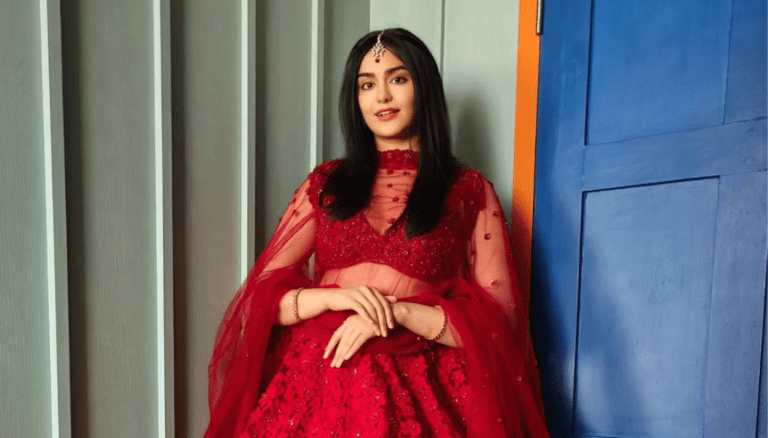 Actress Adah Sharma Hot Clicks in Red Outfit