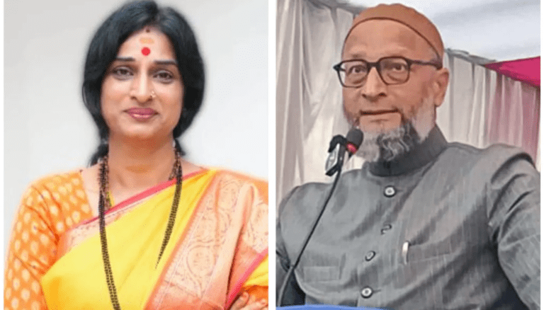 Asaduddin Owaisi Questions Authorities’ Silence Over BJP Candidate Madhavi Latha’s Actions