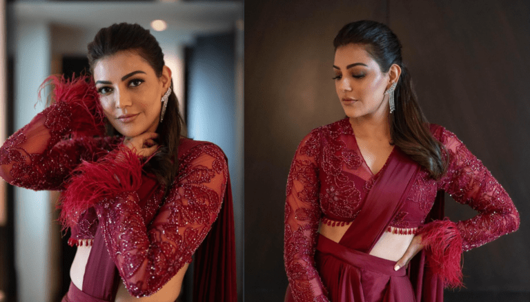Kajal Aggarwal Photos | Looks Hot in Red Outfit