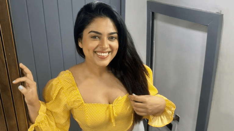 Siddhi Idnani radiates in her captivating yellow and white attire.