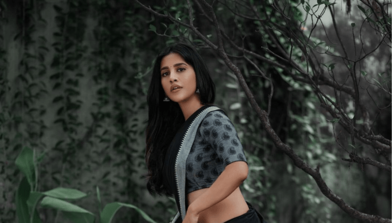 Nabha Natesh Stunning Photos in Black Saree