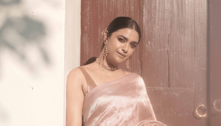 Keerthy Suresh steals the spotlight in her latest photo.