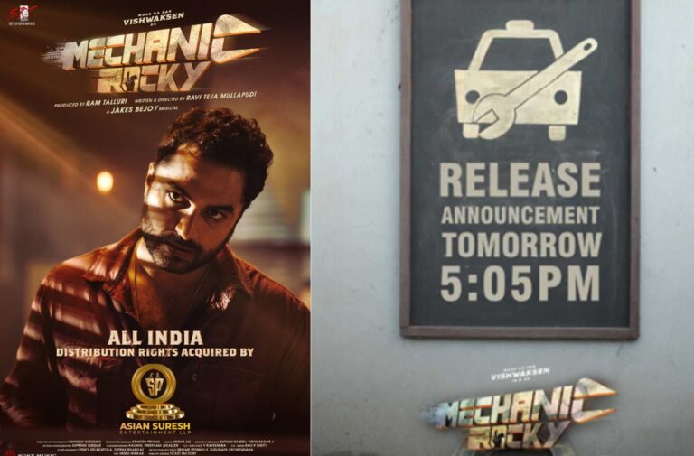 “‘Mechanic Rocky’ Release Date to be Announced by Vishwak Sen!”
