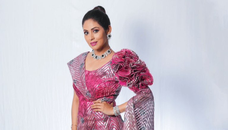 Radiant as ever, Sadha lights up the screen.