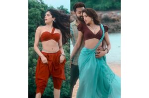 janhvi kapoor rocks the mass look in 'devara'!