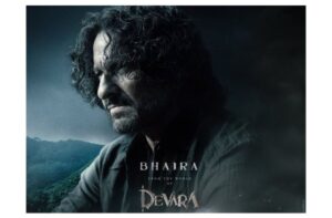 "exciting news from 'devara'... bhaira's entry time locked!"