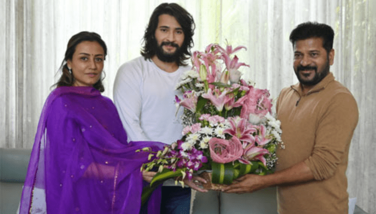 Mahesh Babu Meets CM Revanth Reddy, Donates Rs. 50 Lakh