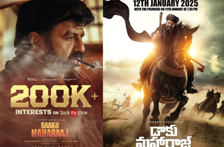 “‘Daku Maharaj’ Trends Big on BookMyShow!”