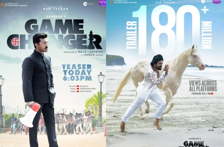 Isn’t Charan the first hero in the movie ‘Game Changer’?