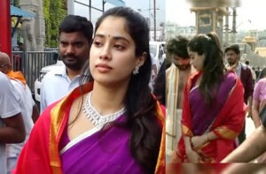 Devara Movie 11 "Janhvi Kapoor Seeks Blessings at Tirumala Temple"