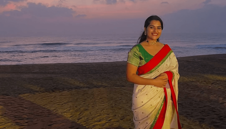 Kavya Kalyanram looks radiant in her gorgeous saree!
