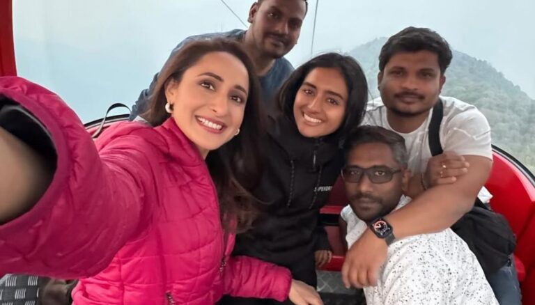Actress Pragya Jaiswal enjoying her vacation