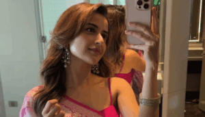 Ashika Ranganath 2 Ashika Ranganath Looks Beautiful in this Saree