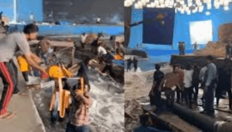 Major Accident on Ram Charan’s ‘The India House’ Set Injures Crew – Video Goes Viral