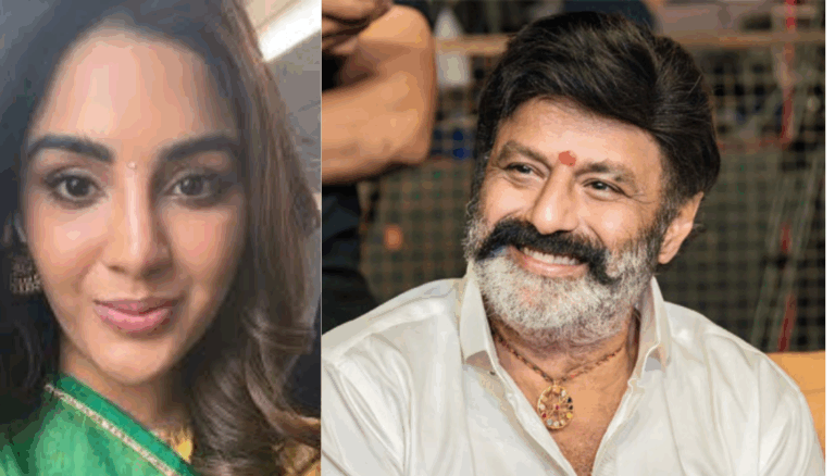 Samyuktha Menon Touches Balakrishna’s Feet at Eluru Event – Netizens Say “Balayya Is Gold”