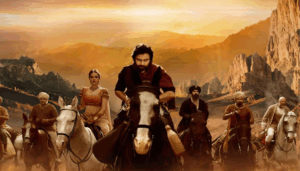 alt="Pawan Kalyan intense look in Hari Hara Veera Mallu new poster" alt="Hari Hara Veera Mallu theatrical release date July 24 poster"