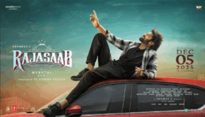 lt="Prabhas romantic song with three heroines in The Raja Saab"