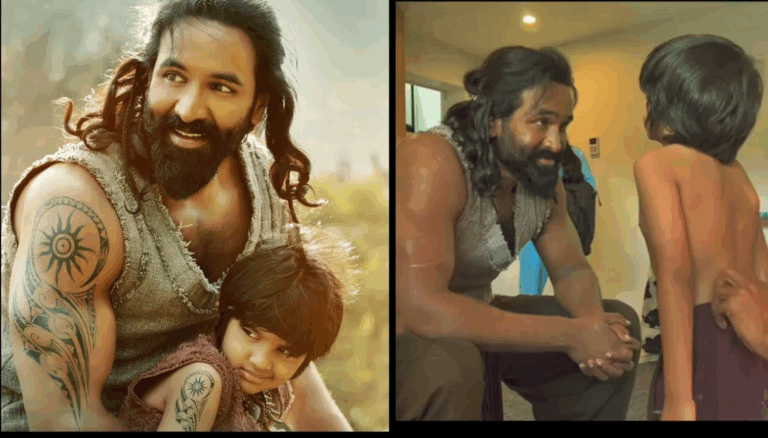Vishnu Manchu Introduces Son Avaram as Young Tinnadu in Kannappa Movie