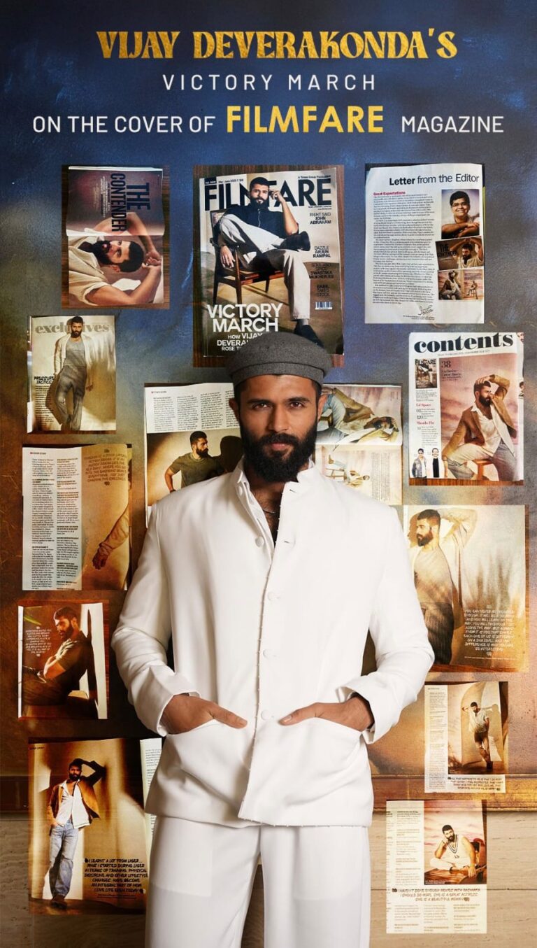 Vijay Deverakonda Graces Filmfare Cover | Victory March of a Pan-India Star