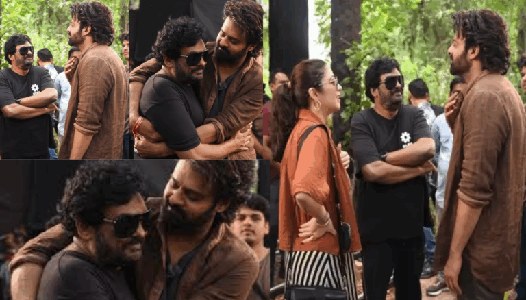 Prabhas Reunites with Puri Jagannadh & Charmee on The Raja Saab Sets – Photos Go Viral