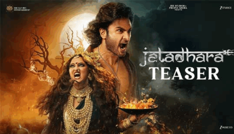 Sudheer Babu’s Jatadhara Teaser Out: A Battle of Light vs Darkness with Sonakshi Sinha in a Fierce Avatar