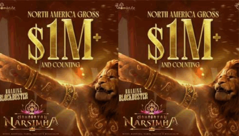 Mahavatar Narsimha Crosses ₹100 Cr in Hindi, $1M in North America – Box Office Rampage Continues