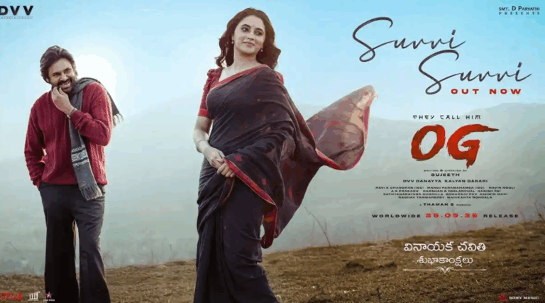 OG’s “Suvvi Suvvi” Song: Pawan Kalyan & Priyanka Arul Mohan Shine in Thaman’s Soulful Melody