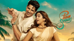 Janhvi Kapoor 2 Siddharth Malhotra and Janhvi Kapoor in Param Sundari still Param Sundari box office weekend collection poster