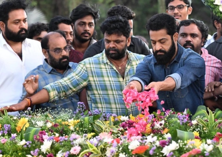 Jr NTR Offers a Heartfelt Tribute to Sr NTR on His 103rd Birth Anniversary