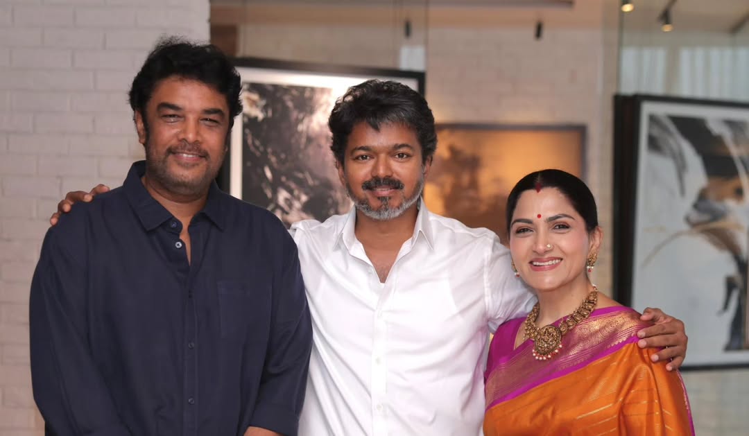 Actress Khushbu and Family Call on CM Vijay. Here’s the Special Reason