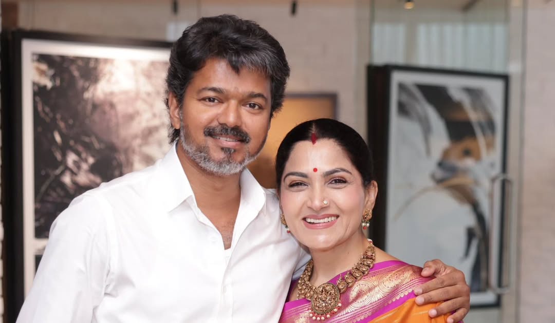 Actress Khushbu and Family Call on CM Vijay. Here’s the Special Reason