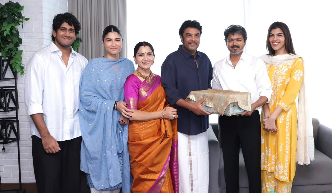 Actress Khushbu and Family Call on CM Vijay. Here’s the Special Reason