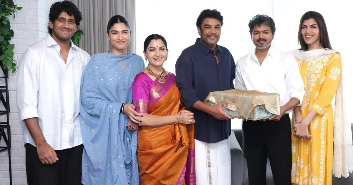 Actress Khushbu and Family Call on CM Vijay. Here’s the Special Reason