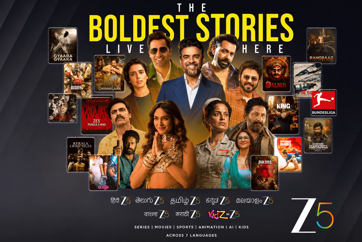 ZEE5 Unveils Massive Content Slate: From NBK111 to Venky Anil5 & Vrushakarma