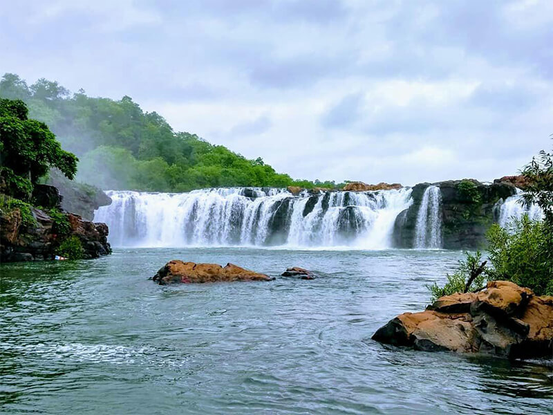 Bogatha Waterfalls: Telangana's Niagara in Full Flow as Floodwaters Transform the Scenic Wonder 1 Bogatha Waterfalls: Telangana's Niagara in Full Flow as Floodwaters Transform the Scenic Wonder