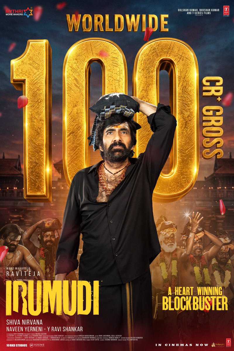 Irumudi: Ravi Teja’s Blockbuster Crosses Rs. 100 Crore Worldwide