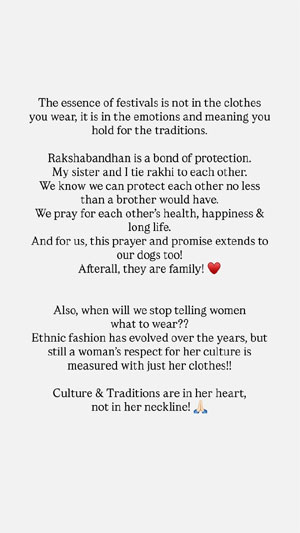 Kriti Sanon Hits Back at Raksha Bandhan Ad Criticism: “When Will We Stop Judging Women by Their Clothes?”